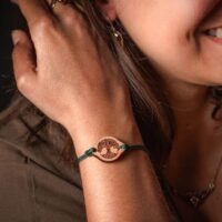 Armband aus Holz, Baum des Lebens