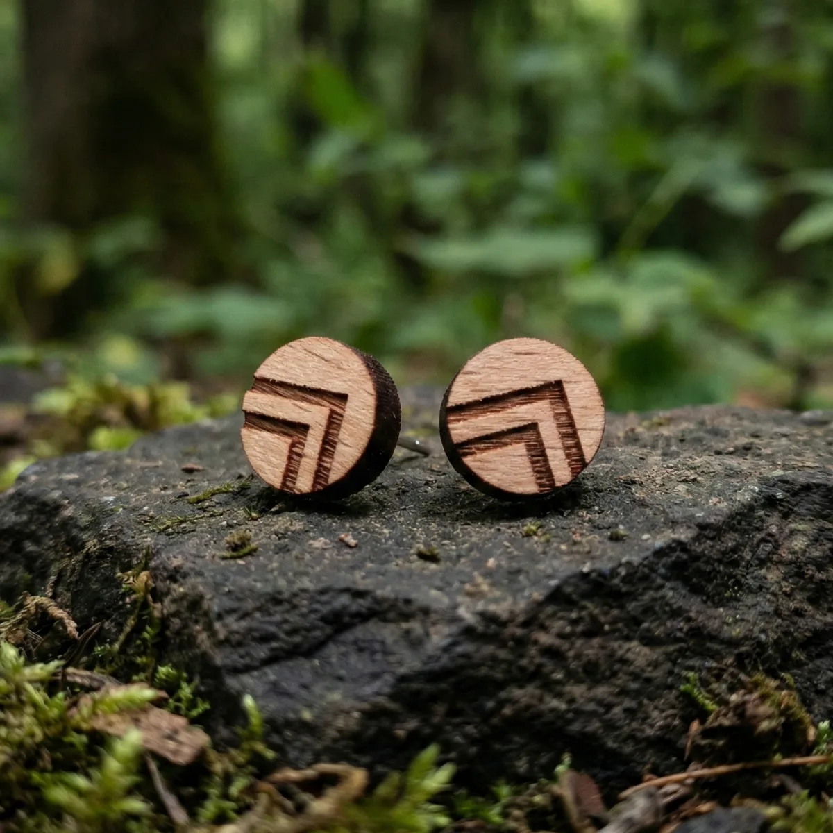 Indische Holzohrstecker