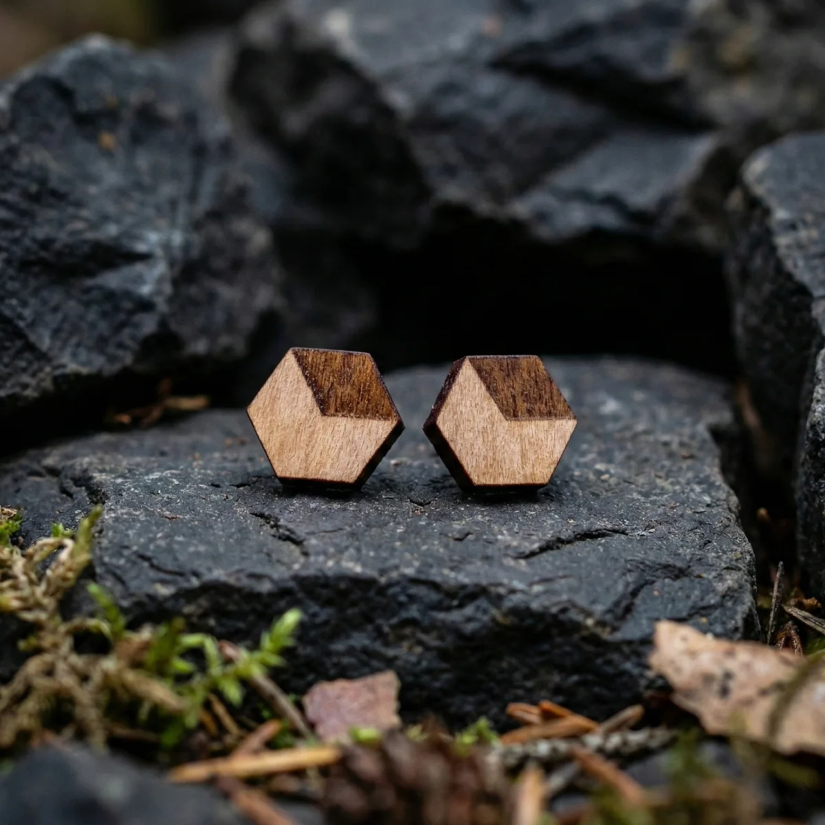 Tridy Ohrstecker aus Holz