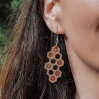 Boucles d'oreilles en bois Abee
