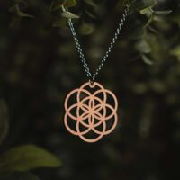 Fiora Halskette aus Schweizer Buchenholz