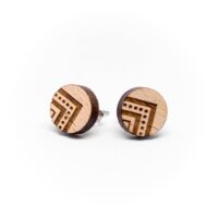 Clous d'oreilles en bois Indyana