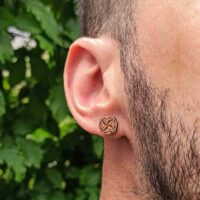 Clous d'oreilles Nomad en bois de hêtre suisse
