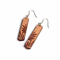 Palma-Ohrringe aus Holz