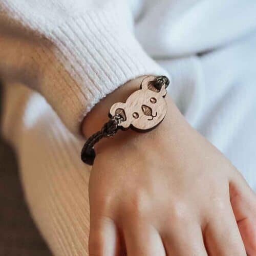 Bracelet en bois pour enfant Koala Koly