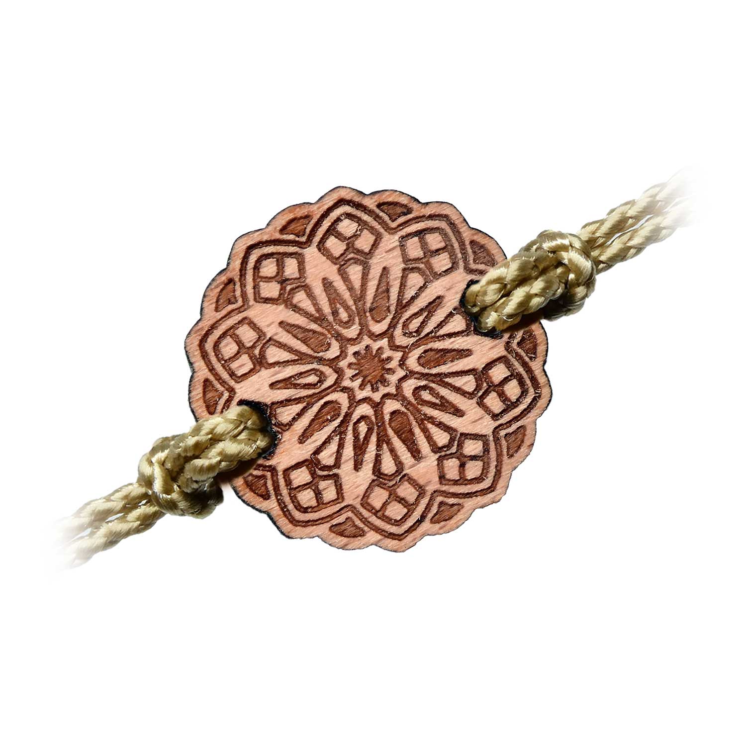 Bracelet en bois mandala lona