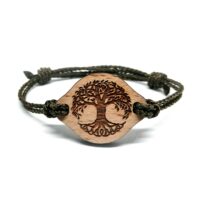 Armband aus Holz, Baum des Lebens