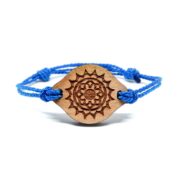 Bracelet en bois Chakra couronne