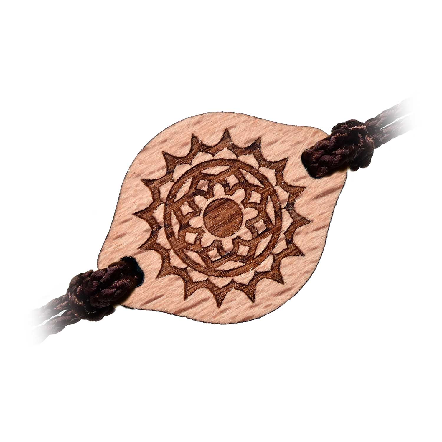 Bracelet en bois Chakra couronne