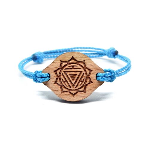 Bracelet en bois Chakra du plexus solaire