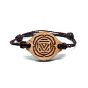 braccialetto-di-legno-chakra-della-radice Braccialetto in legno con chakra della radice