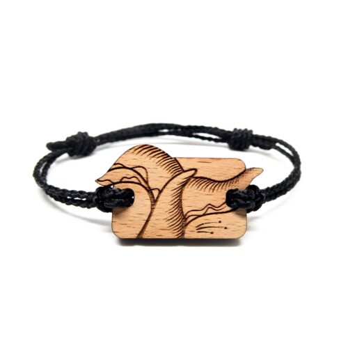 Heart of the ocean wooden bracelet