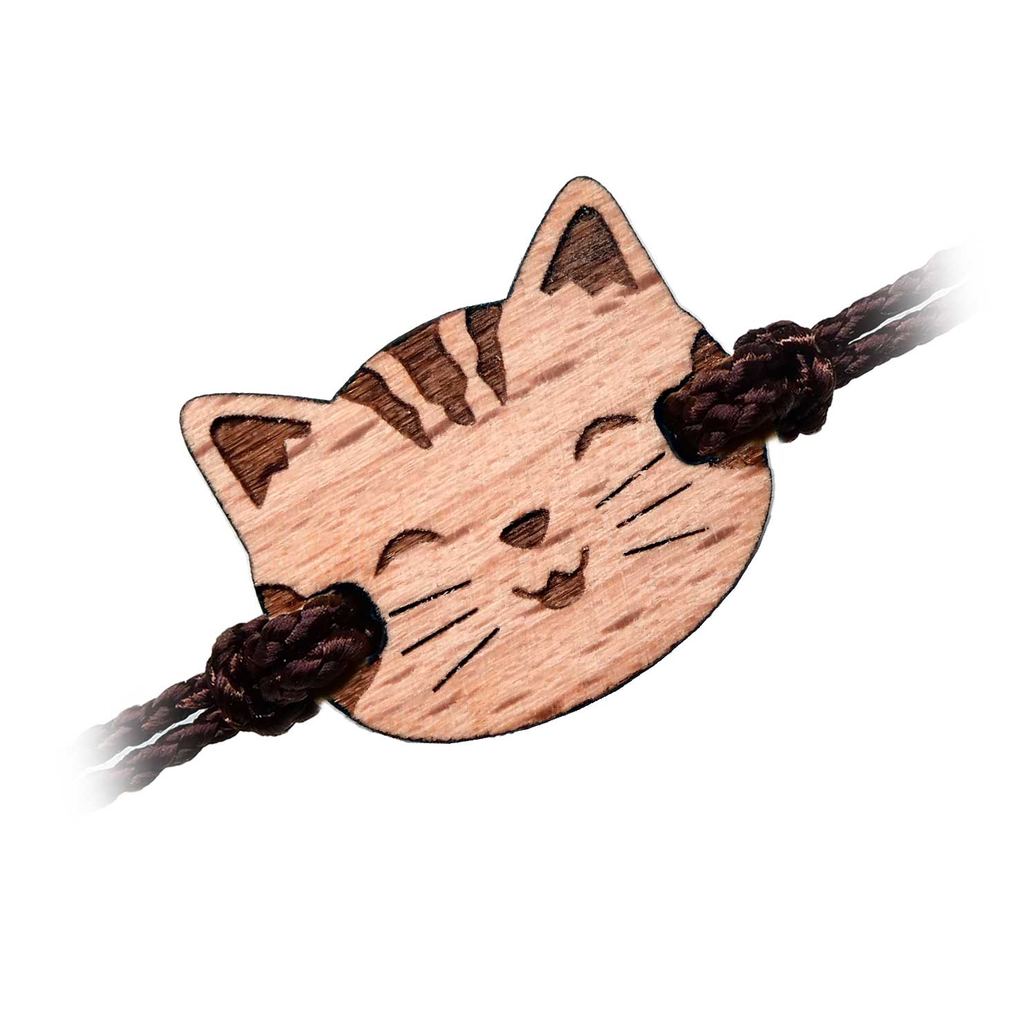 Wooden bracelet for cat child