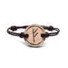 Bracelet en bois Vikings Fehu - Abondance et richesse