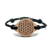 Holzarmband „Blume des Lebens“