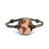 Bracelet en bois terre
