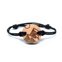 Mountain wooden bracelet