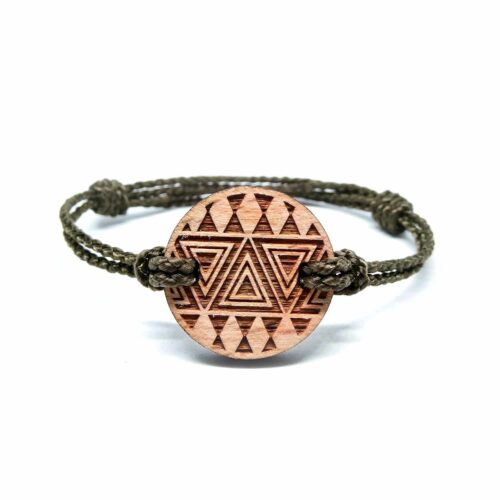 Ethnic wooden bracelet