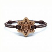 Armband aus Schneeflockenholz