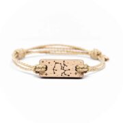Wooden bracelet - astrological - Sagittarius Wooden bracelet with the Sagittarius astrological sign