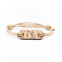 Bracelet en bois signe astrologique sagittaire