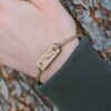 Taurus zodiac sign wooden bracelet