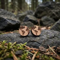 Holzohrstecker für Zuhause