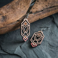 Orecchini in legno Aurora