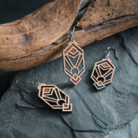 Orecchini in legno Aurora