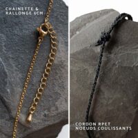 Flower of life wooden necklace