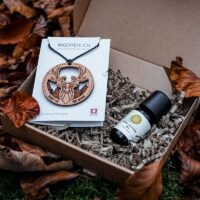 Diffusore di oli essenziali in legno, spiriti della foresta