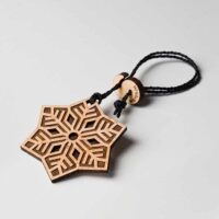 Snowflake wooden essential oil diffuser