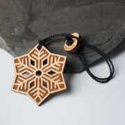 Diffuseur d'huiles essentielles en bois flocon de neige