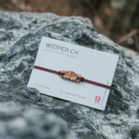 Bracciale svizzero in legno ispirato al monte Moléson