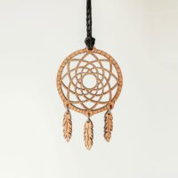 Diffusore di oli essenziali in legno con design acchiappasogni