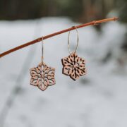 Boucles d'oreilles en bois Snoo