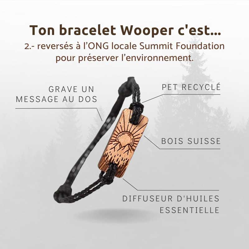 Flowery wood bracelet - LOREEDUBOIS