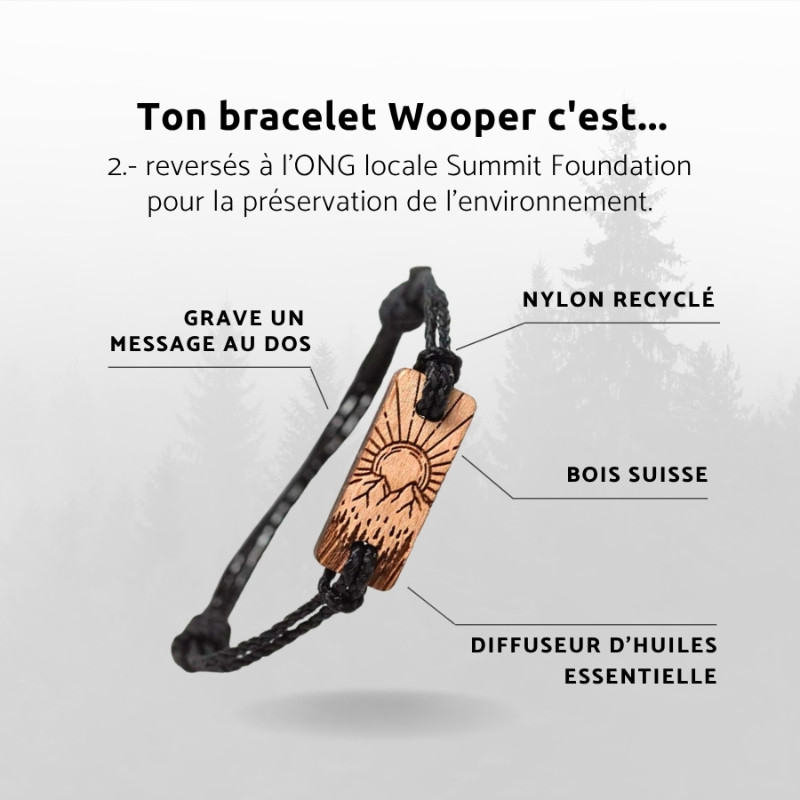 Bracelets-avantages Avantages des bracelets en bois suisse Wooper