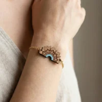 Bracelet en bois Mandalya
