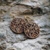 Boucles d'oreilles en bois Alaïa