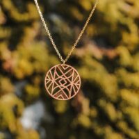 Collier en bois ethnique Alaïa