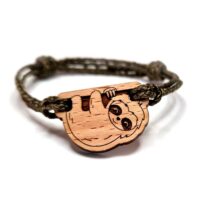 Bracelet en bois suisse paresseux