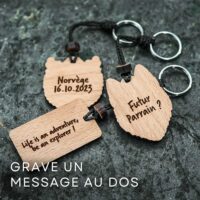 Portachiavi in ​​legno Vanlife