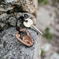 Wild Link 2 Wooden Keychain Wild Link wooden keychain