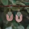 Upsylon wooden earrings