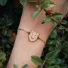 Wolf wooden bracelet