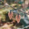 Boucles d'oreilles en bois Wild