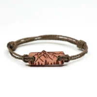 High-crystal wooden bracelet High Cry Wooden Bracelet