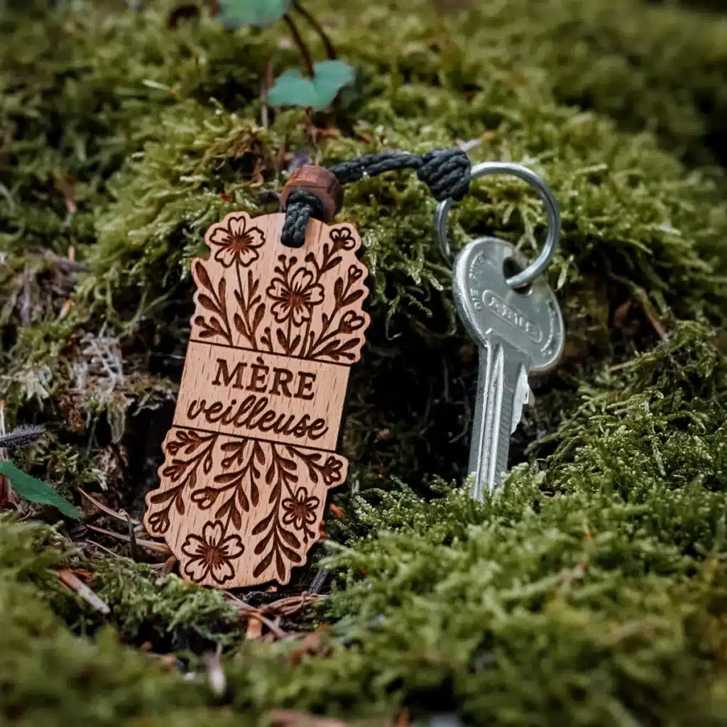 Nuove funzionalità 2 Portachiavi in legno personalizzato per la festa della mamma