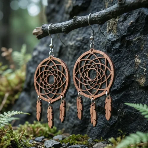 Borev wooden earrings Borêv wooden earrings